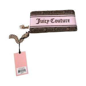 Lux Juicy Couture Pink and Taupe Brown Wallet